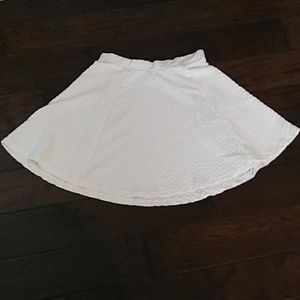 White skirt